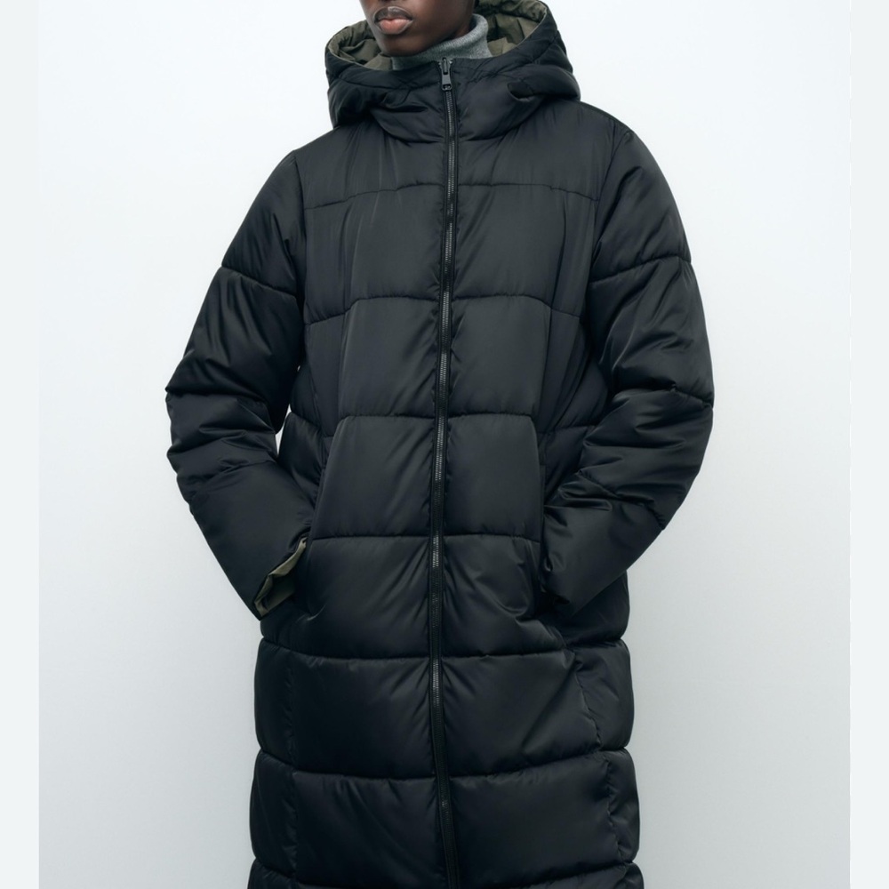 ZARA Reversible Anorak Puffer Jacket sz. S - Picture 2 of 8